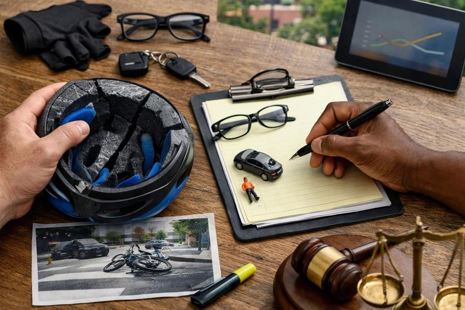 How to prepare for a bicycle or pedestrian accident case