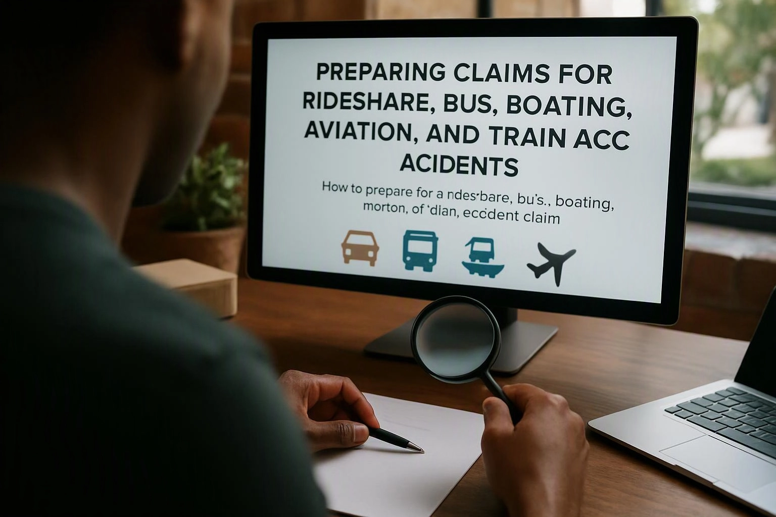 Preparing Claims for Rideshare, Bus, Boating, Aviation, and Train Accidents