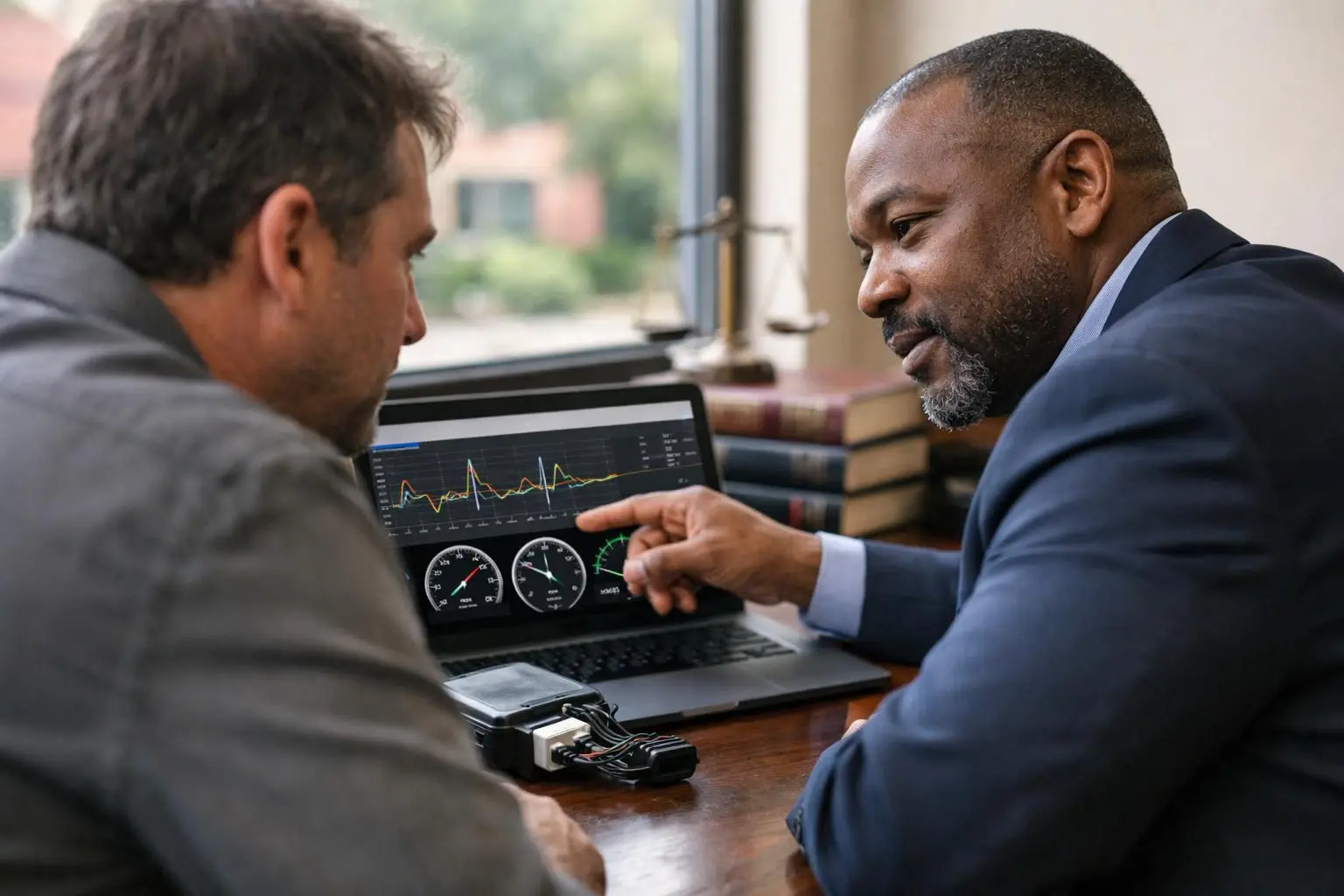 How Black Box Data applies to Personal Injury Lawyer services in Atlanta, United States—practical illustration