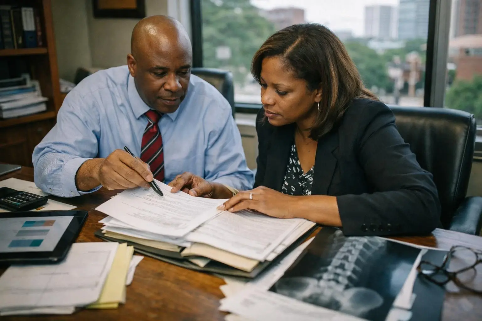 How Burden of Proof applies to Personal Injury Lawyer services in Atlanta, United States—practical illustration