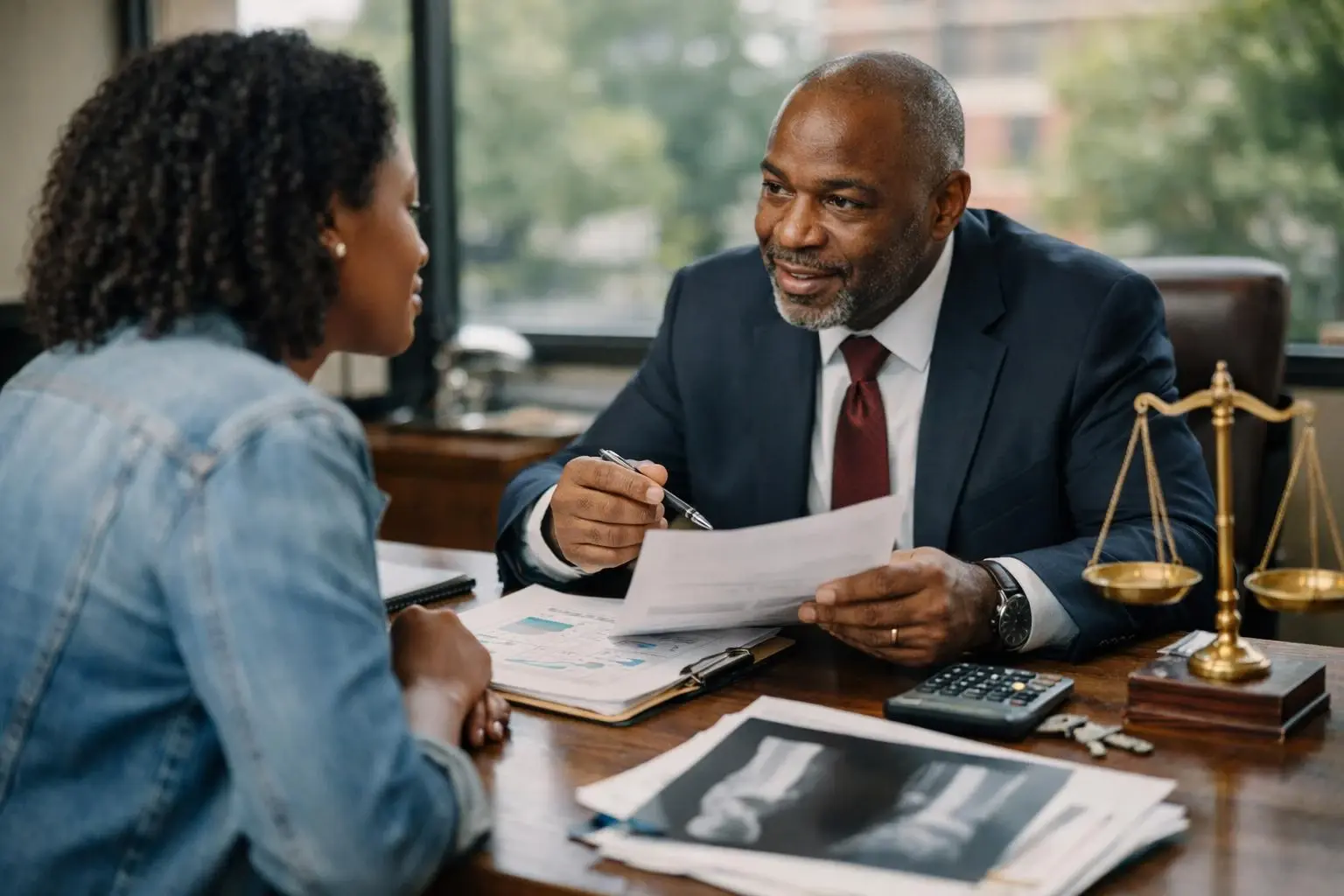 How Contingency Fee applies to Personal Injury Lawyer services in Atlanta, United States—practical illustration
