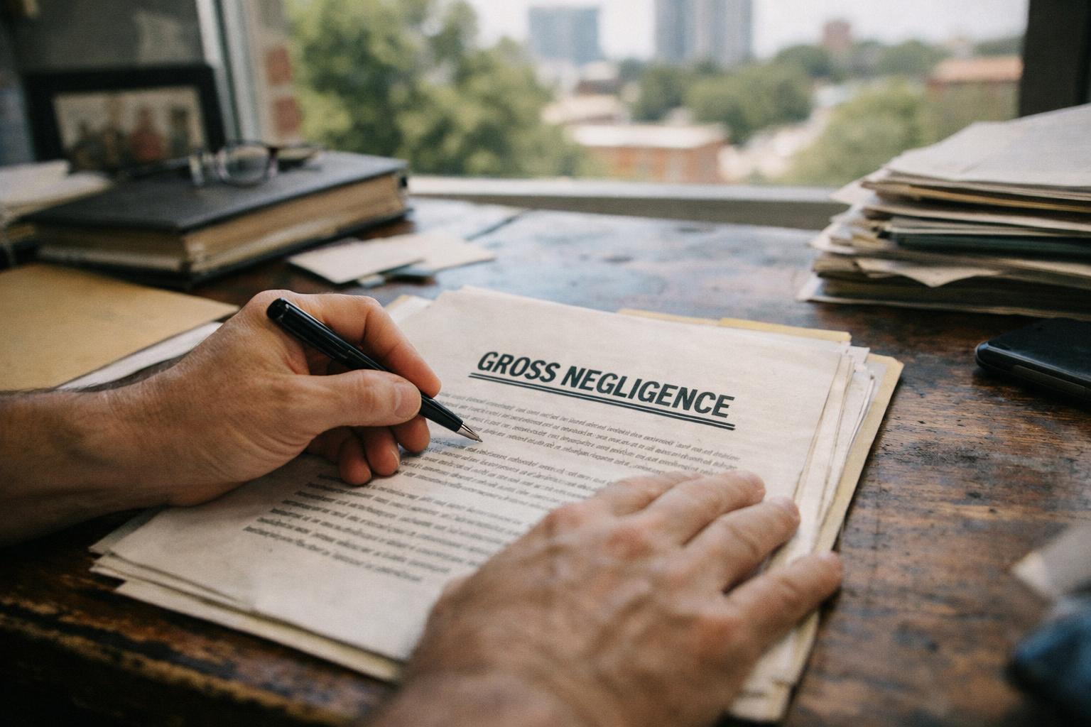 How Gross Negligence applies to Personal Injury Lawyer services in Atlanta, United States—practical illustration