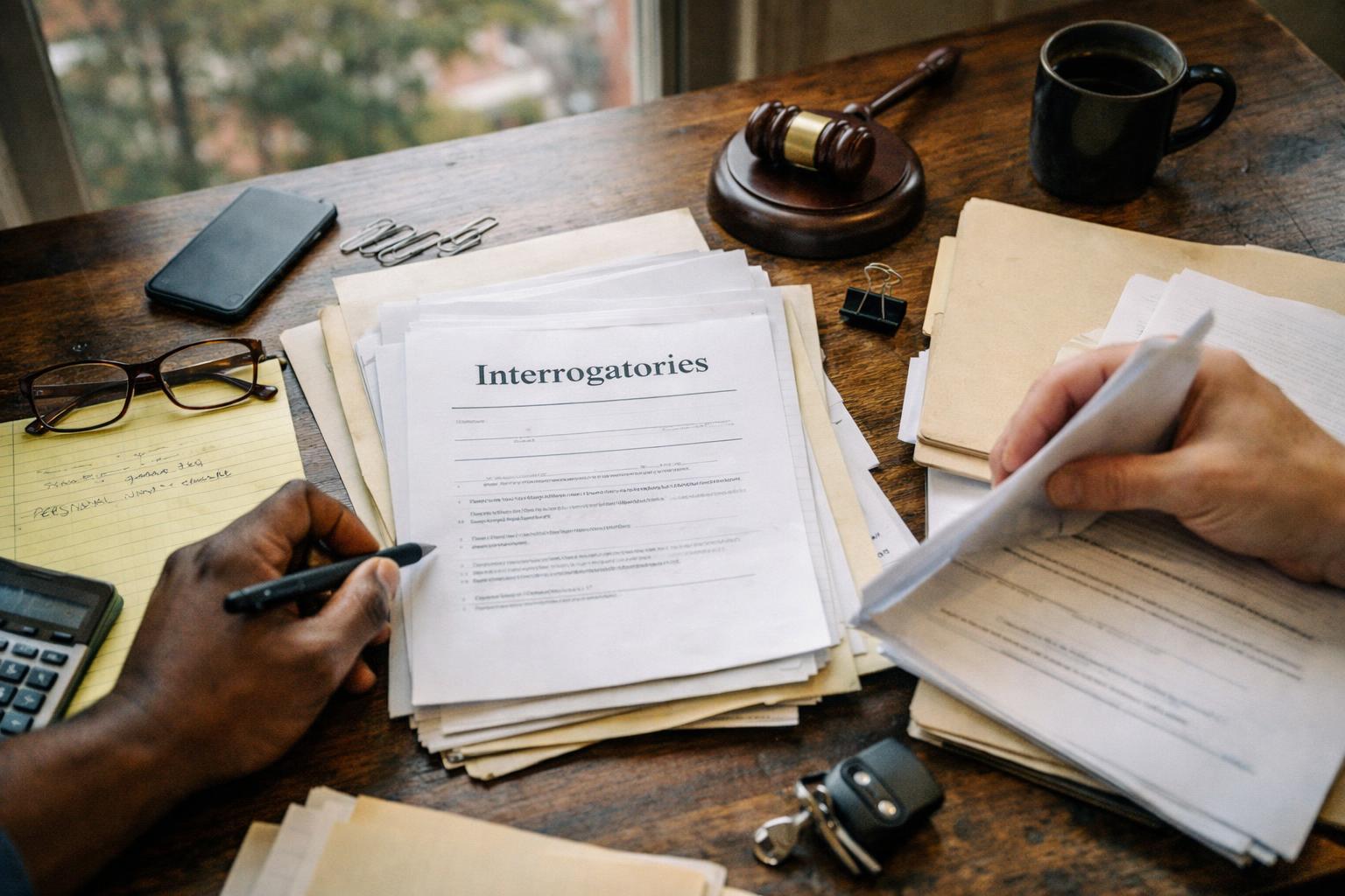 Interrogatories in Personal Injury Lawyer: Interrogatories are written questions one party in a lawsuit sends to another—v...